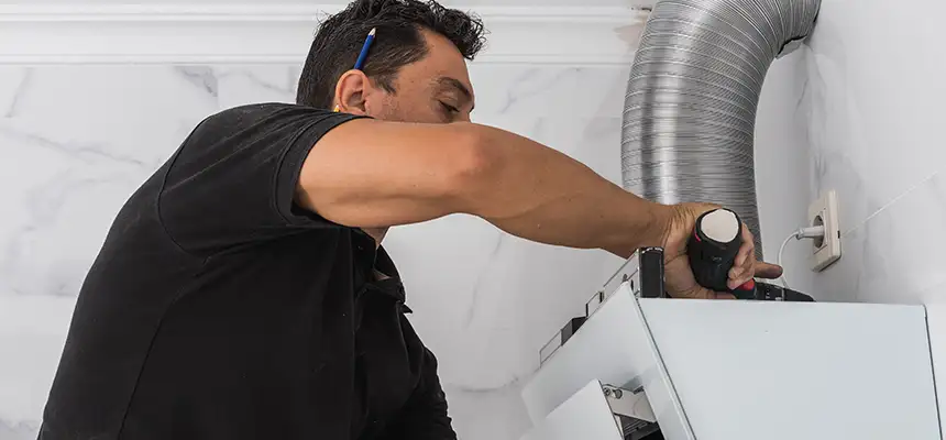 Precision In-wall Dryer Vent Cleaning & Rerouting Corrections in Richardson, TX