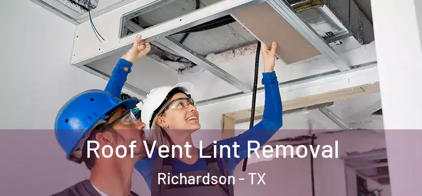 Roof Vent Lint Removal Richardson - TX